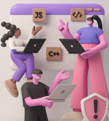 A 3D illustration of 2